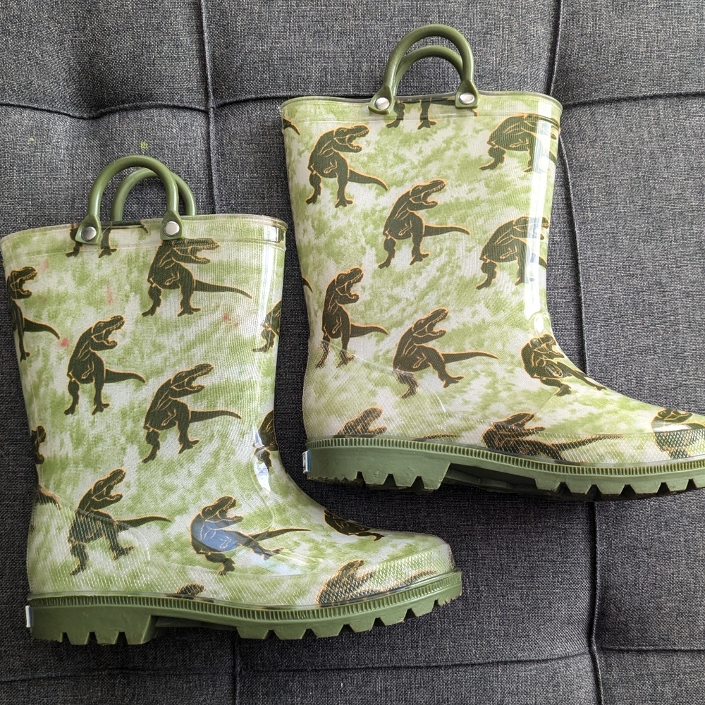 Zoogs dinosaur rain boots